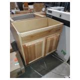 36" sink base cabinet
