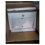 Swiss Madison sink 18in x 15in has scratch crack