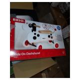 Brio ride on dachshund