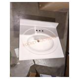 Glacier Bay 25" Cultured Marble Vanity Top