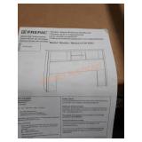 Prepac double/queen bookcase headboard