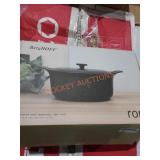 BergHoff covered oval casserole, cast iron