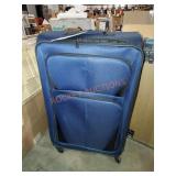 Us traveler rolling luggage