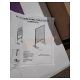 24" hygiene tabletop kit