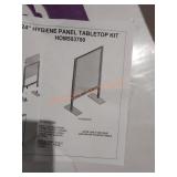 24" hygiene tabletop kit
