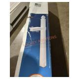 Gibraltar Plastic Mailbox Post White