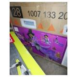 Hovering witch with life eyes