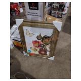 21.5"x26" framed decor