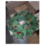 Apx 16in batteey operated wreath