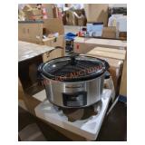 Elite Gourmet 8.5qt Stainless Steel Slow Cooker