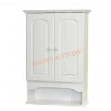 Zenna Home Bathroom Storage Wall Cabinet, White