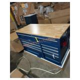 Husky tool box with work surface
