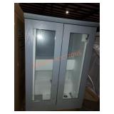 New Age Glass Wall Cabinet