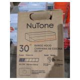 NuTone 30" Range Hood Black