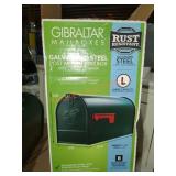 Gibraltar Galvanized Steel Post Mount Mailbox
