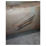 TV stand with fireplace