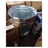 31 gal metal trash can