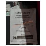 Hampton bay 48" indoor air filtering ceiling fan