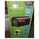 Gibraltar High Impact Steel Post Mount Mailbox
