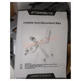 Exerpeutic Recumbent Bike