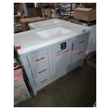 Glacier bay 49" vanity sink combo