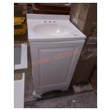 Glacier Bay 18" Vanity Combo White