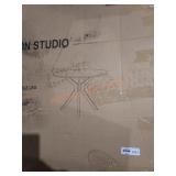 Baxton Studio Kenji Dark Brown 48" Dining Table