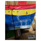 LED standing buck decor