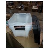 Iris USA 19QT Storage Bins & Lids