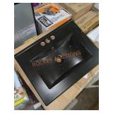 Swiss Madison 24" Vanity Top in Matte Black