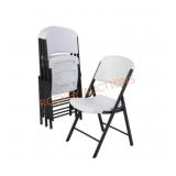 Lifetime White Plastic Folding Chair (Set of 4)