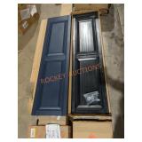 Ply Gem 14.5"×54.87" Raised Panel Shutters Pair