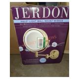 Jerdon Halo Light Wall Mount Mirror