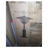 Hampton bay outdoor tabletop gas patio heater