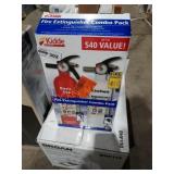 Kiddie fire extinguisher combo kit