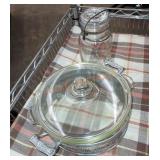 Atlas jar and Pyrex dish