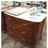 Antique Marble top Victorian dresser