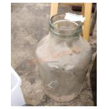 Very large glass jug