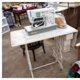 Sewing table and accessories