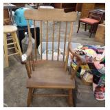 Boston rocking chair with quilt