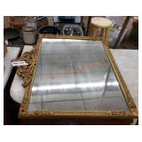 Large Gold Framed Mirror 27.5x19.5