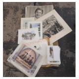 Vintage photos, art pieces and cards
