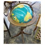 Vintage globe on stand