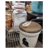 Cat treat jar and Beverage Dispenser jug