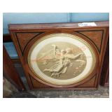 Antique framed angels