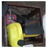 Misc. Garage crate and bucket