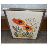 Vintage  embroidered art