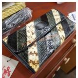 Lyrella genuine snake skin wallet