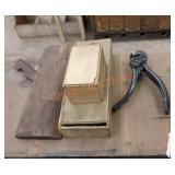 Vintage nail claw, boxes and more