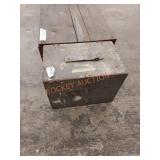 Vintage tool box and contents